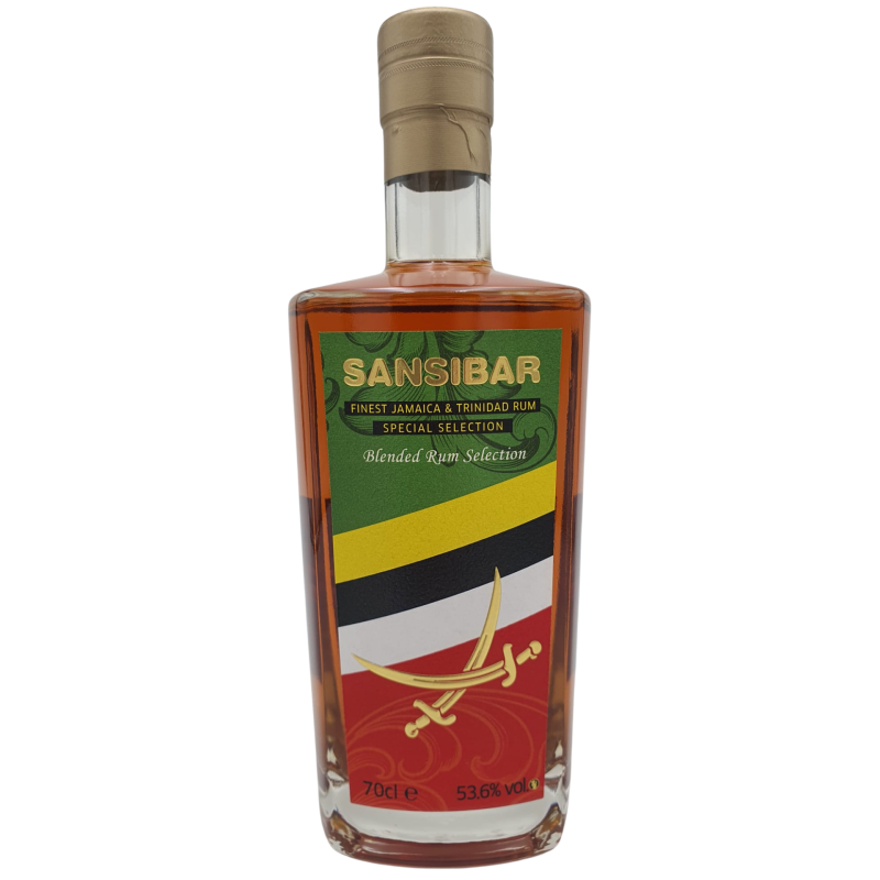 Sansibar Jamaica & Trinidad Rum, 53,6 % vol.