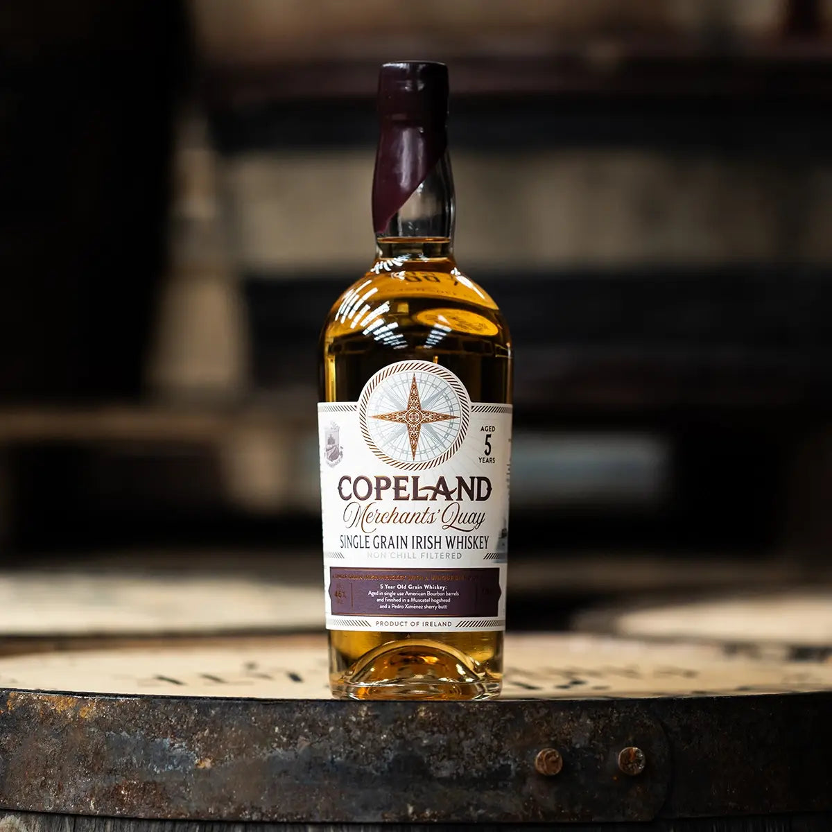 Copeland Merchants Quay 5 Year Old Single Grain Irish Whiskey – gereift in Bourbon und Sherryfässern