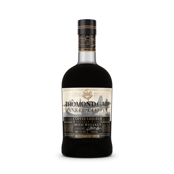 Thomond Gate Yankee Clipper Coffee Liqueur mit Irish Whiskey – Cold Brew Coffee Likör aus Irland, 700 ml Flasche von Thomond Gate Distillery