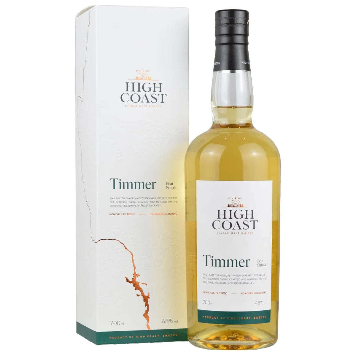 High Coast Timmer – Peat Smoke – Heavily Peated Single Malt Whisky